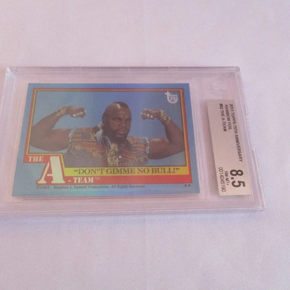 2013 TOPPS 75TH ANNIVERSARY RAINBOW FOIL #52 THE A TEAM NM-MT+ 8.5